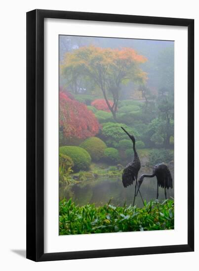 Gardens in the Fog I-Brian Moore-Framed Photographic Print