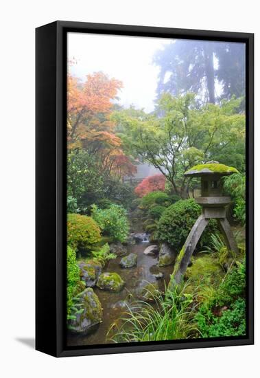 Gardens in the Fog II-Brian Moore-Framed Premier Image Canvas