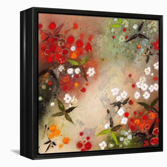 Gardens in the Mist XII-Aleah Koury-Framed Stretched Canvas