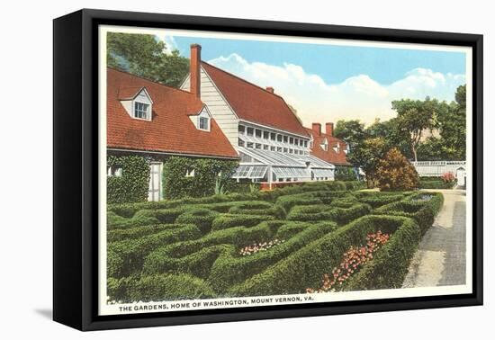 Gardens, Mt. Vernon, Virginia-null-Framed Stretched Canvas