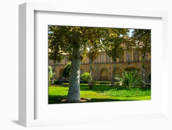 Gardens of Golestan Palace, UNESCO World Heritage Site, Tehran, Iran, Middle East-James Strachan-Framed Photographic Print