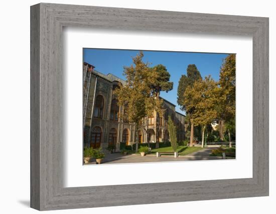 Gardens of Golestan Palace, UNESCO World Heritage Site, Tehran, Iran, Middle East-James Strachan-Framed Photographic Print