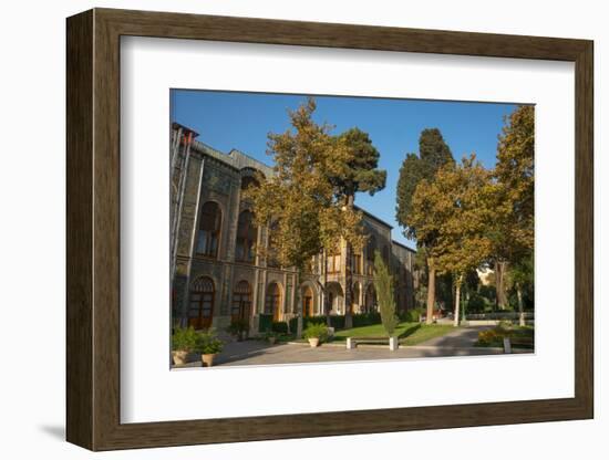 Gardens of Golestan Palace, UNESCO World Heritage Site, Tehran, Iran, Middle East-James Strachan-Framed Photographic Print