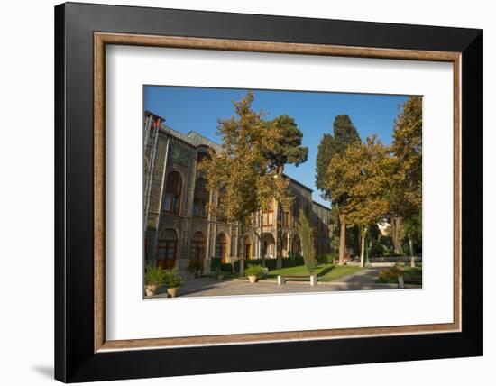 Gardens of Golestan Palace, UNESCO World Heritage Site, Tehran, Iran, Middle East-James Strachan-Framed Photographic Print