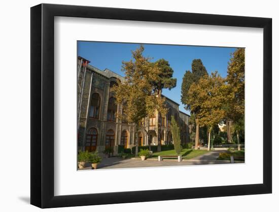 Gardens of Golestan Palace, UNESCO World Heritage Site, Tehran, Iran, Middle East-James Strachan-Framed Photographic Print