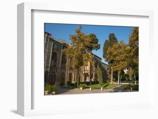 Gardens of Golestan Palace, UNESCO World Heritage Site, Tehran, Iran, Middle East-James Strachan-Framed Photographic Print