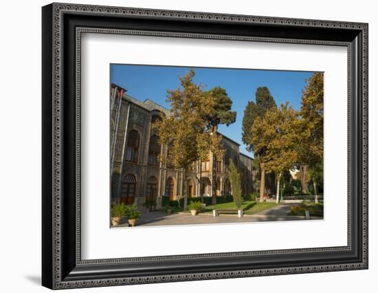 Gardens of Golestan Palace, UNESCO World Heritage Site, Tehran, Iran, Middle East-James Strachan-Framed Photographic Print