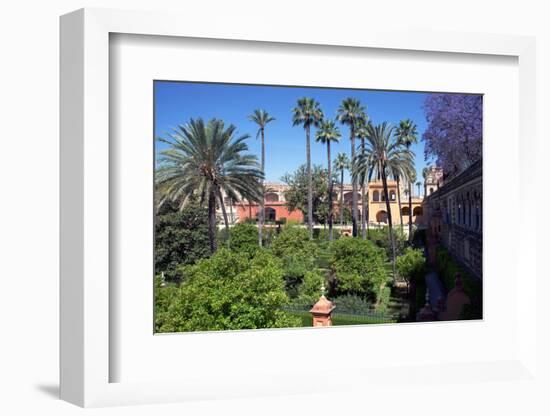 Gardens of the Alcazar, UNESCO World Heritage Site, Seville, Andalusia, Spain, Europe-Ethel Davies-Framed Photographic Print