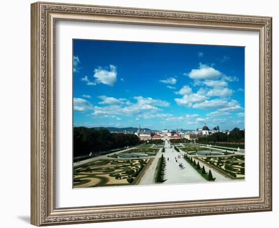 Gardens of the Belvedere Palace, UNESCO World Heritage Site, Vienna, Austria, Europe-Oliviero Olivieri-Framed Photographic Print