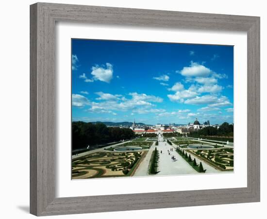 Gardens of the Belvedere Palace, UNESCO World Heritage Site, Vienna, Austria, Europe-Oliviero Olivieri-Framed Photographic Print