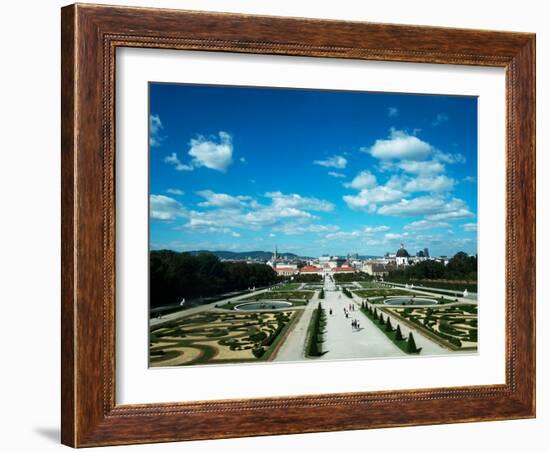 Gardens of the Belvedere Palace, UNESCO World Heritage Site, Vienna, Austria, Europe-Oliviero Olivieri-Framed Photographic Print