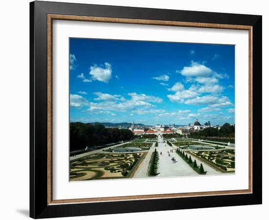 Gardens of the Belvedere Palace, UNESCO World Heritage Site, Vienna, Austria, Europe-Oliviero Olivieri-Framed Photographic Print