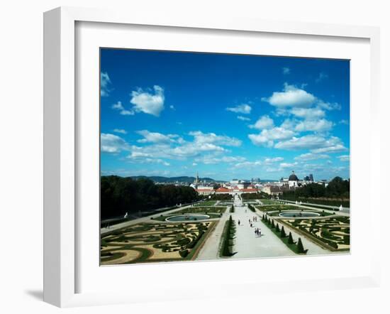 Gardens of the Belvedere Palace, UNESCO World Heritage Site, Vienna, Austria, Europe-Oliviero Olivieri-Framed Photographic Print