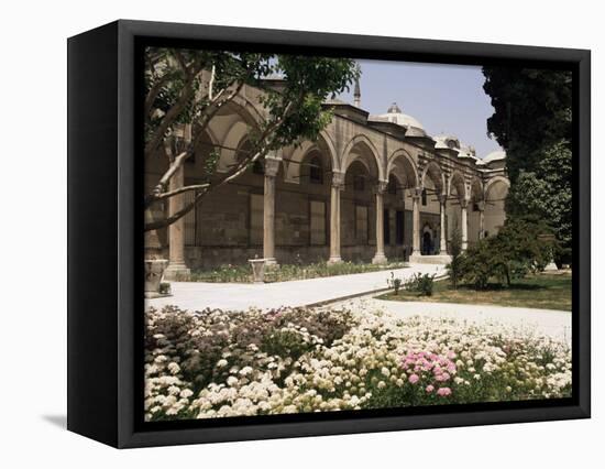 Gardens of the Topkapi Palace, Istanbul, Turkey, Eurasia-Michael Short-Framed Premier Image Canvas