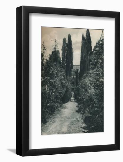 Gardens of the Villa d'Este near Tivoli, Rome, Italy, 1927-Eugen Poppel-Framed Photographic Print