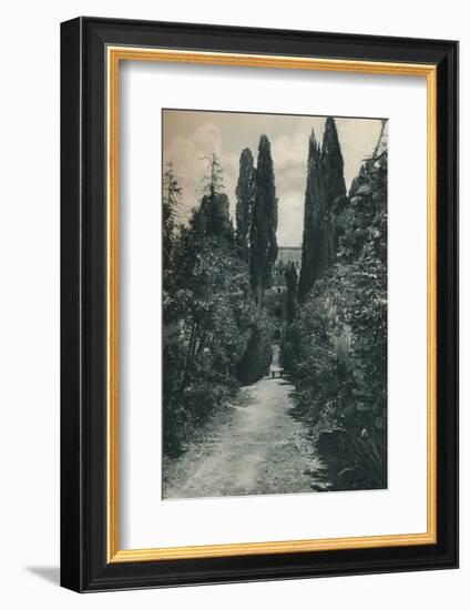 Gardens of the Villa d'Este near Tivoli, Rome, Italy, 1927-Eugen Poppel-Framed Photographic Print