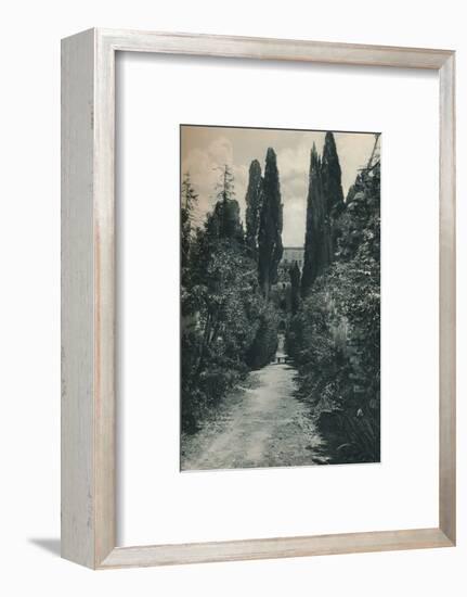 Gardens of the Villa d'Este near Tivoli, Rome, Italy, 1927-Eugen Poppel-Framed Photographic Print