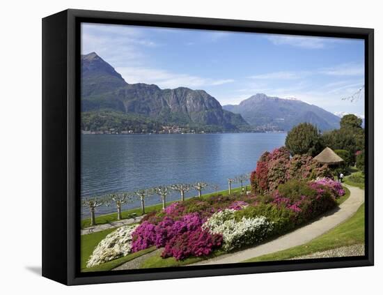 Gardens of Villa Melzi, Bellagio, Lake Como, Lombardy, Italian Lakes, Italy, Europe-Peter Barritt-Framed Premier Image Canvas