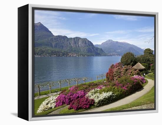 Gardens of Villa Melzi, Bellagio, Lake Como, Lombardy, Italian Lakes, Italy, Europe-Peter Barritt-Framed Premier Image Canvas