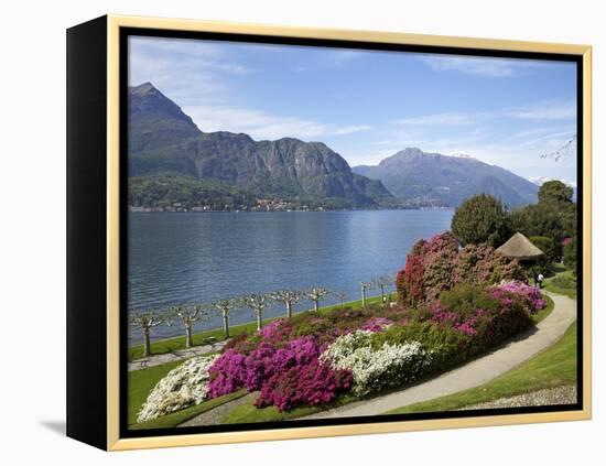 Gardens of Villa Melzi, Bellagio, Lake Como, Lombardy, Italian Lakes, Italy, Europe-Peter Barritt-Framed Premier Image Canvas