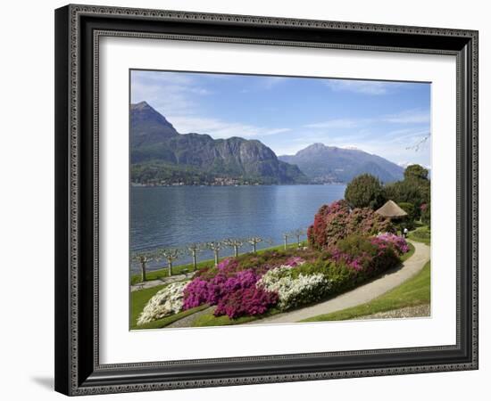 Gardens of Villa Melzi, Bellagio, Lake Como, Lombardy, Italian Lakes, Italy, Europe-Peter Barritt-Framed Photographic Print