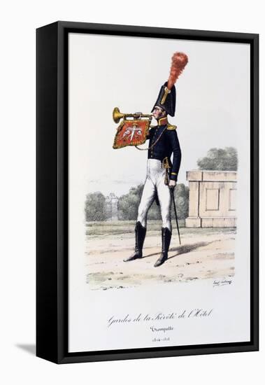 Gardes De La Prevote De L'Hotel, Trumpeter, 1814-16-Eugene Titeux-Framed Premier Image Canvas