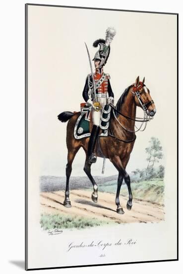 Gardes-Du-Corps De Roi, 1815-Eugene Titeux-Mounted Giclee Print