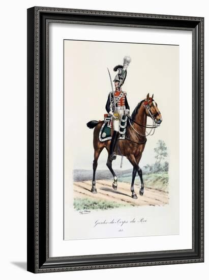 Gardes-Du-Corps De Roi, 1815-Eugene Titeux-Framed Giclee Print