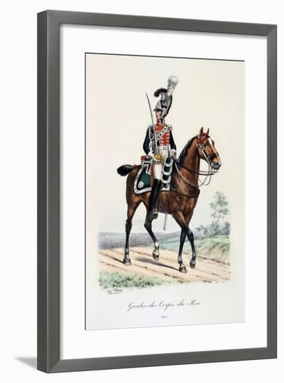 Gardes-Du-Corps De Roi, 1815-Eugene Titeux-Framed Giclee Print