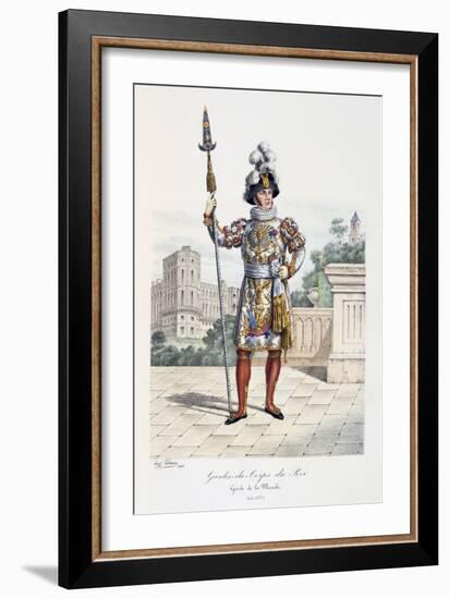 Gardes-Du-Corps De Roi, Garde De La Manche, 1814-30-Eugene Titeux-Framed Giclee Print