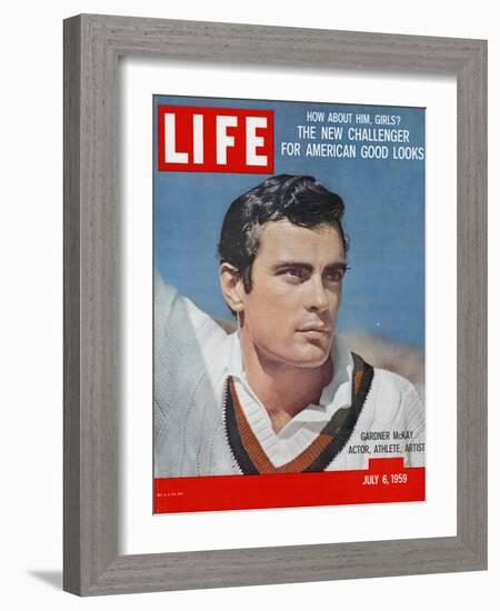 Gardner McKay: Actor, Athlete, Artist, July 6, 1959-Allan Grant-Framed Photographic Print