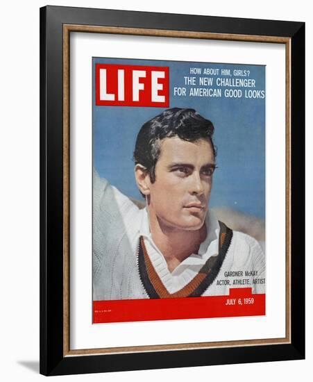 Gardner McKay: Actor, Athlete, Artist, July 6, 1959-Allan Grant-Framed Photographic Print