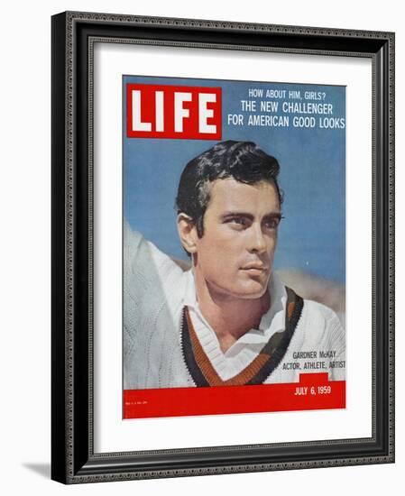 Gardner McKay: Actor, Athlete, Artist, July 6, 1959-Allan Grant-Framed Photographic Print