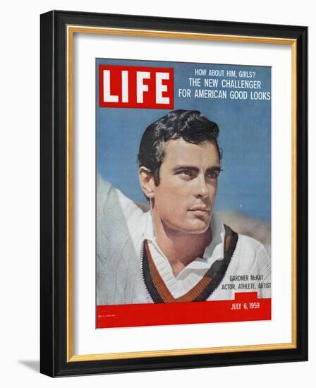 Gardner McKay: Actor, Athlete, Artist, July 6, 1959-Allan Grant-Framed Photographic Print