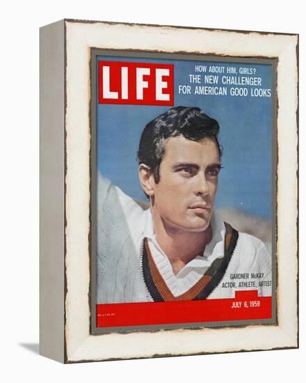 Gardner McKay: Actor, Athlete, Artist, July 6, 1959-Allan Grant-Framed Premier Image Canvas