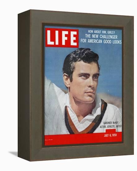 Gardner McKay: Actor, Athlete, Artist, July 6, 1959-Allan Grant-Framed Premier Image Canvas