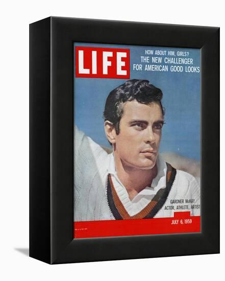 Gardner McKay: Actor, Athlete, Artist, July 6, 1959-Allan Grant-Framed Premier Image Canvas