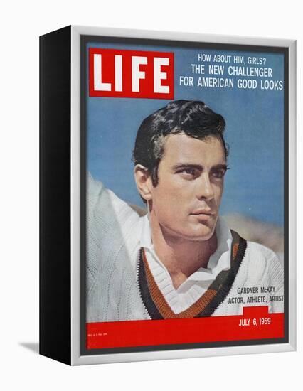 Gardner McKay: Actor, Athlete, Artist, July 6, 1959-Allan Grant-Framed Premier Image Canvas