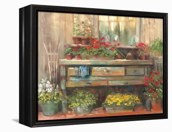 Gardners Table-Carol Rowan-Framed Stretched Canvas