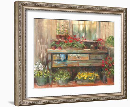 Gardners Table-Carol Rowan-Framed Art Print