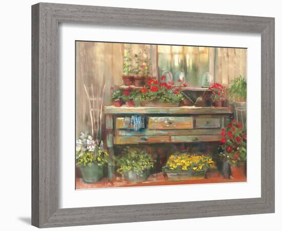 Gardners Table-Carol Rowan-Framed Art Print