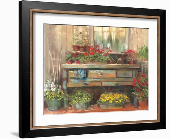 Gardners Table-Carol Rowan-Framed Art Print