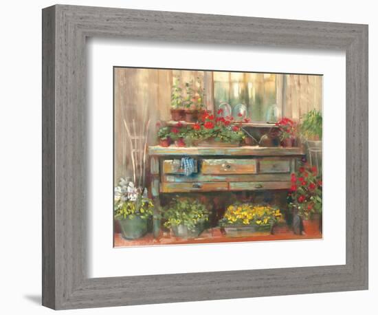 Gardners Table-Carol Rowan-Framed Premium Giclee Print