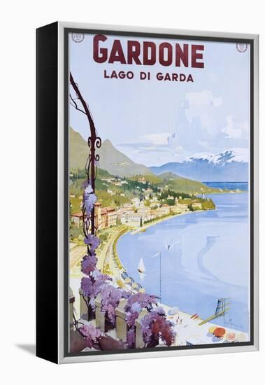 Gardone Lago Di Garda Poster-null-Framed Premier Image Canvas