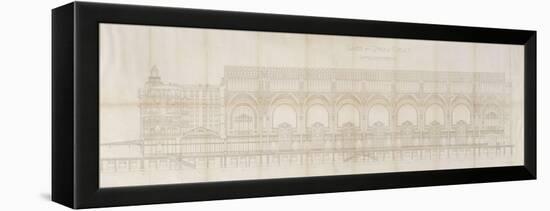 Gare d'Orsay (Paris) : coupe longitudinale-Victor Laloux-Framed Premier Image Canvas