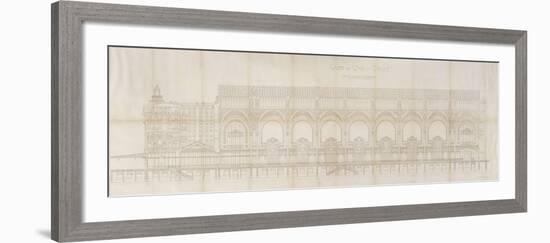 Gare d'Orsay (Paris) : coupe longitudinale-Victor Laloux-Framed Giclee Print