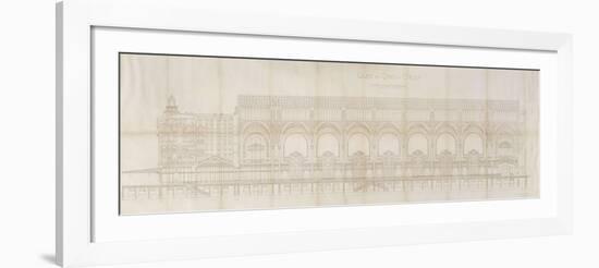 Gare d'Orsay (Paris) : coupe longitudinale-Victor Laloux-Framed Giclee Print