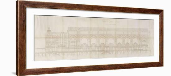 Gare d'Orsay (Paris) : coupe longitudinale-Victor Laloux-Framed Giclee Print