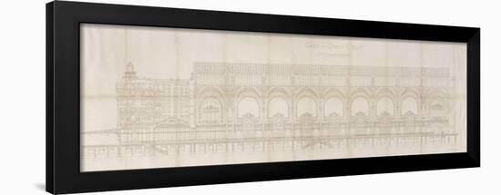 Gare d'Orsay (Paris) : coupe longitudinale-Victor Laloux-Framed Giclee Print