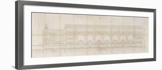 Gare d'Orsay (Paris) : coupe longitudinale-Victor Laloux-Framed Giclee Print